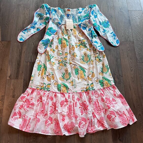 FARM Rio Strapless Tropical Print Dress - Picture 7 of 10